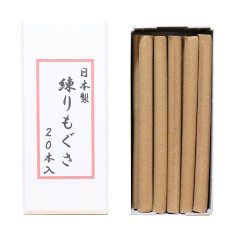 小林老铺艾条高级艾条日本原产进口艾条 成分山茶树，粉状的艾叶（練りもぐさ ）
