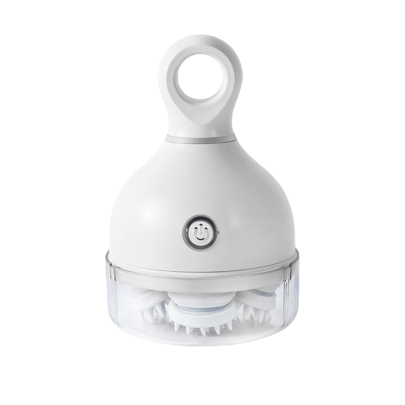 出口日本新品电动头部按摩器可拆洗家用迷你头皮宠物猫咪揉捏全身经络理疗