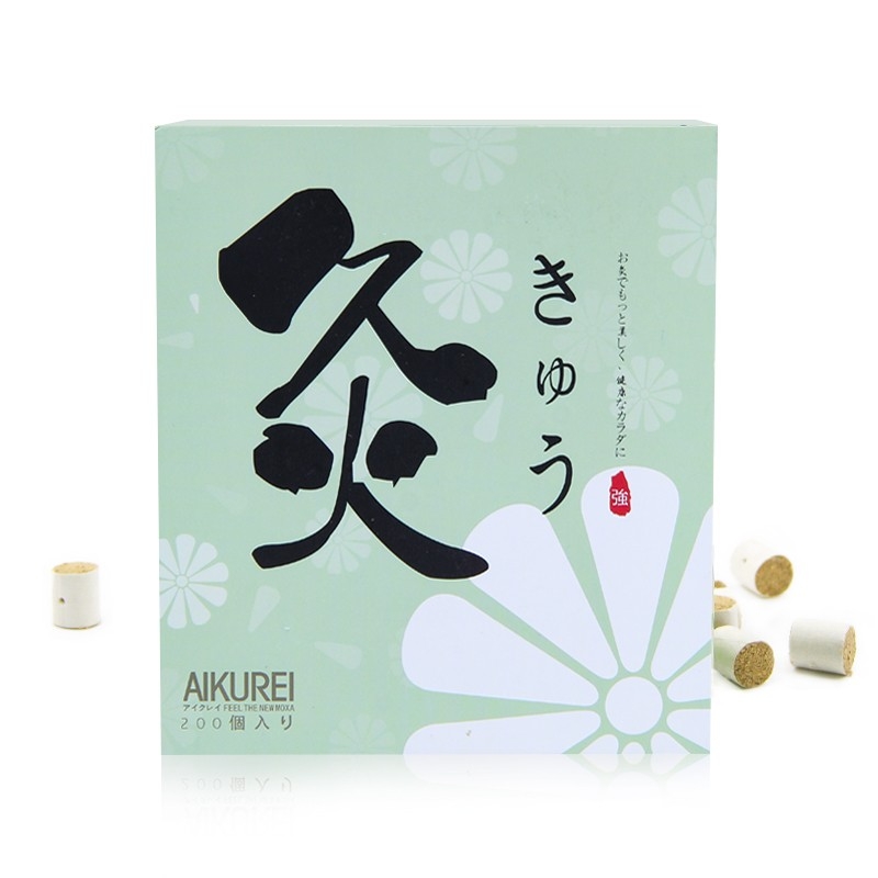 日本温针灸牙签小艾柱家用针头灸1.2*1.5cm艾粒随身灸艾针灸200粒